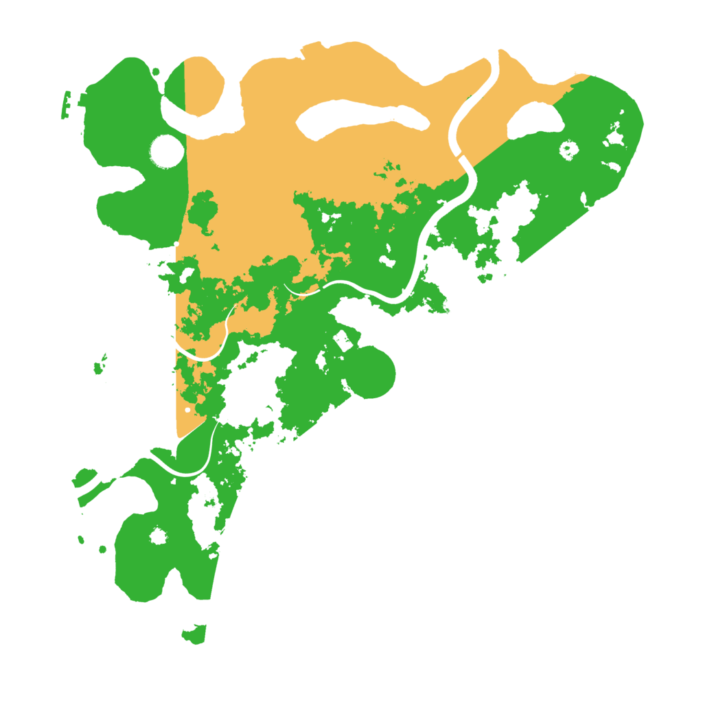 Biome Rust Map: Procedural Map, Size: 3750, Seed: 56732