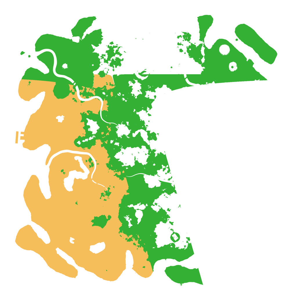 Biome Rust Map: Procedural Map, Size: 5000, Seed: 31742621