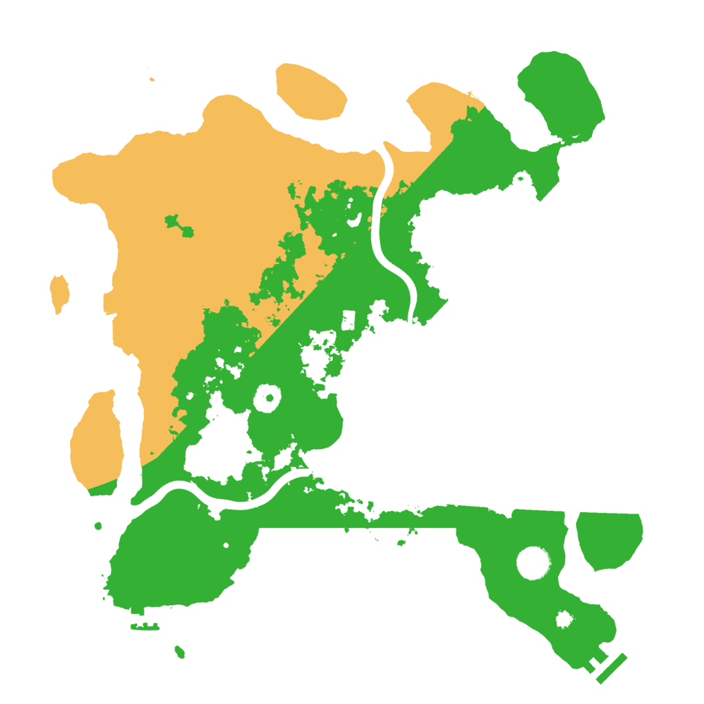 Biome Rust Map: Procedural Map, Size: 3750, Seed: 78374782