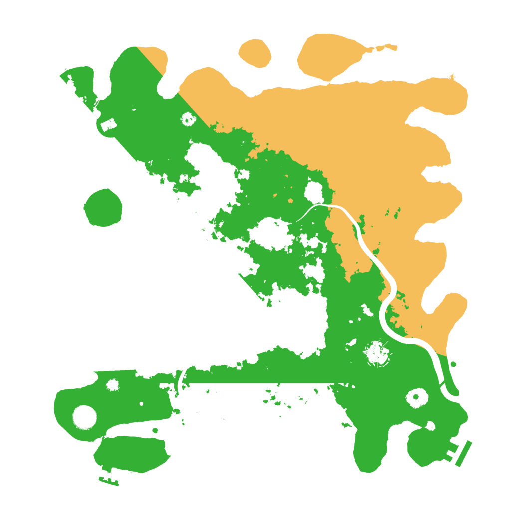 Biome Rust Map: Procedural Map, Size: 3750, Seed: 190811252
