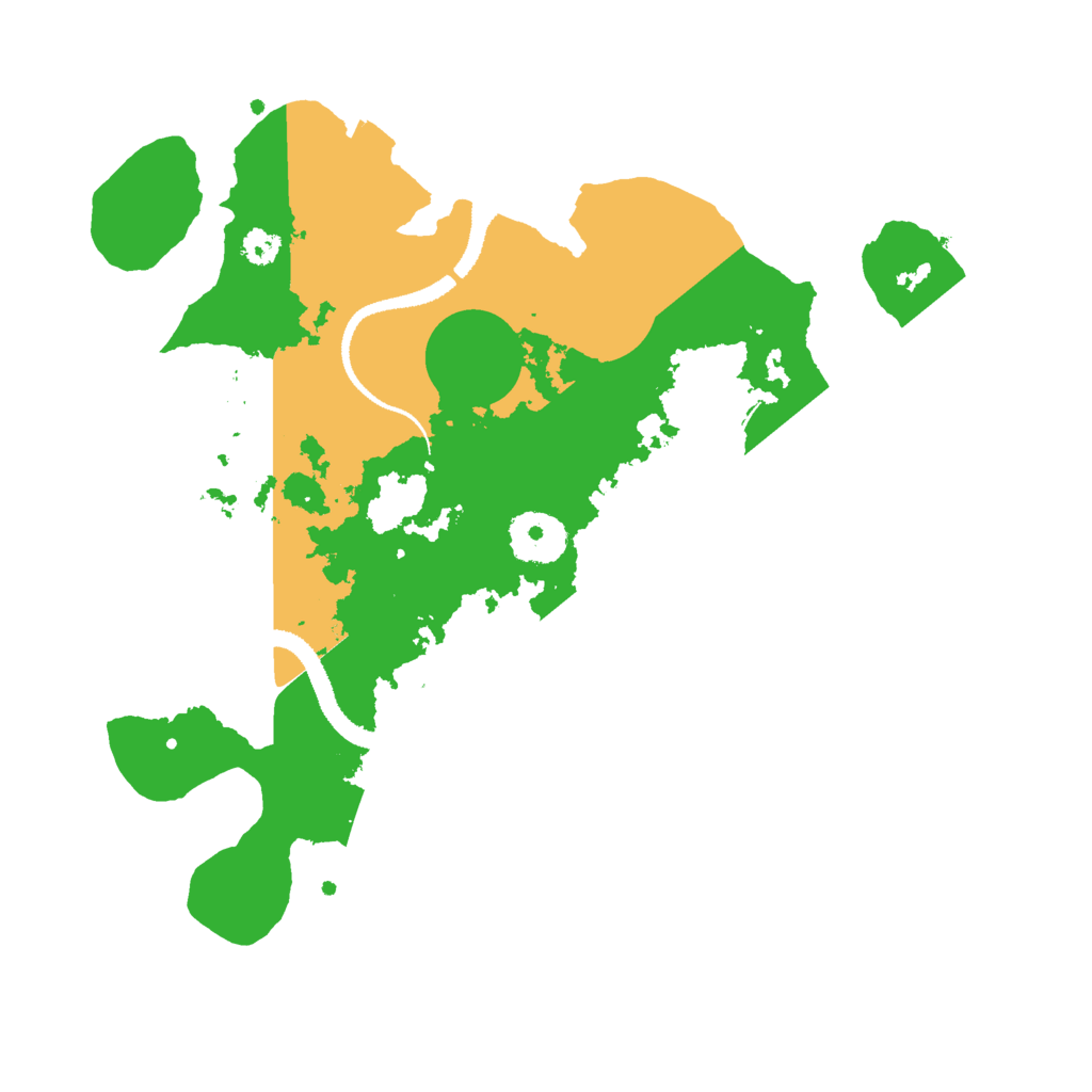 Biome Rust Map: Procedural Map, Size: 3000, Seed: 344617