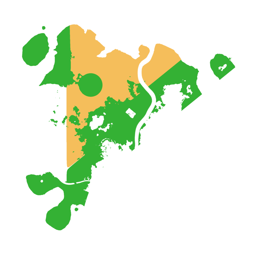 Biome Rust Map: Procedural Map, Size: 3000, Seed: 344617