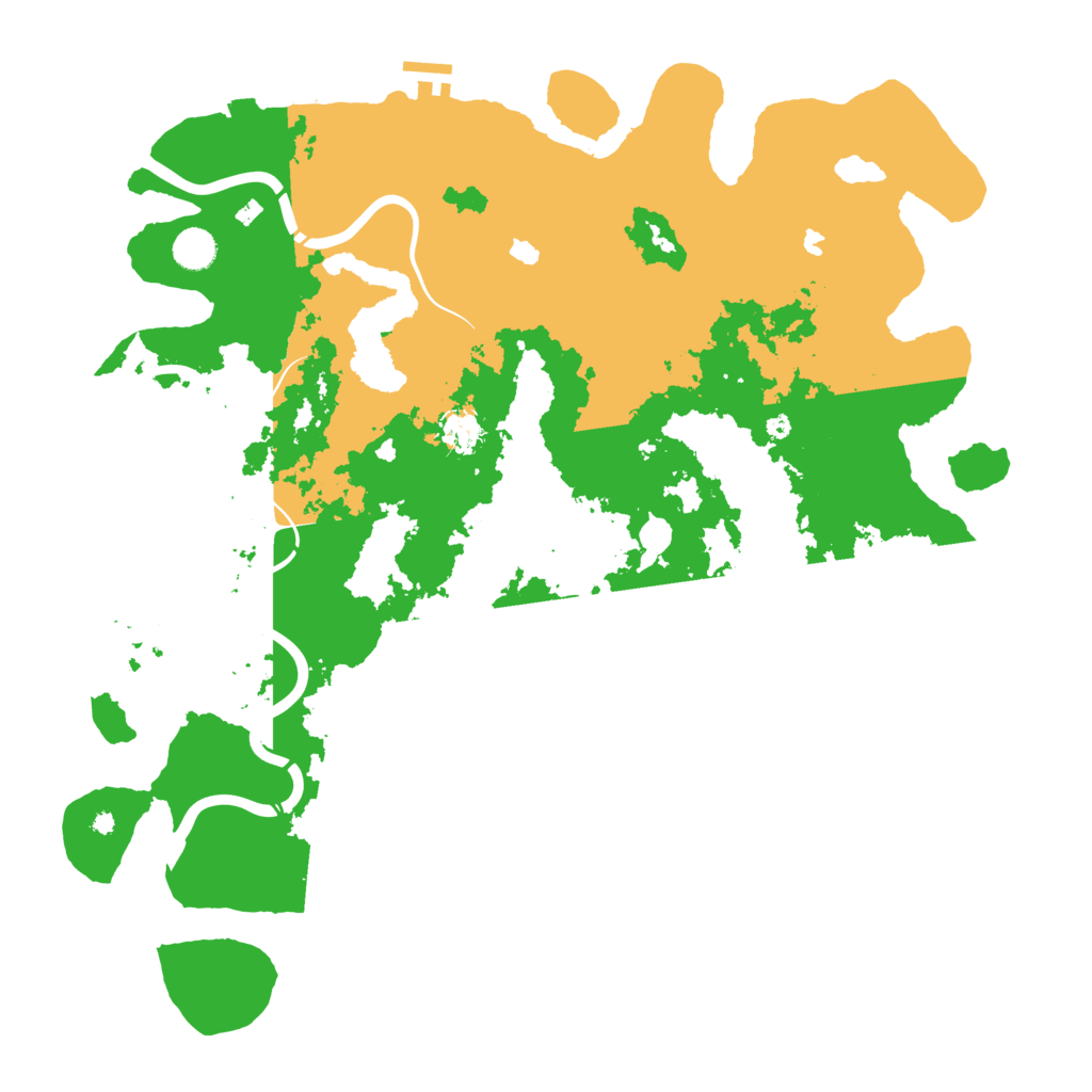 Biome Rust Map: Procedural Map, Size: 4500, Seed: 619326050