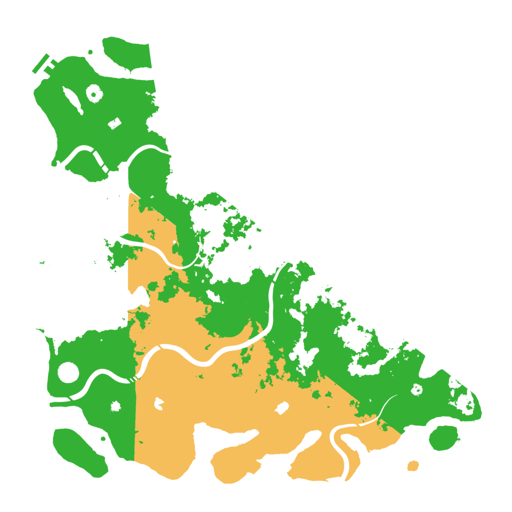 Biome Rust Map: Procedural Map, Size: 4500, Seed: 1872267333