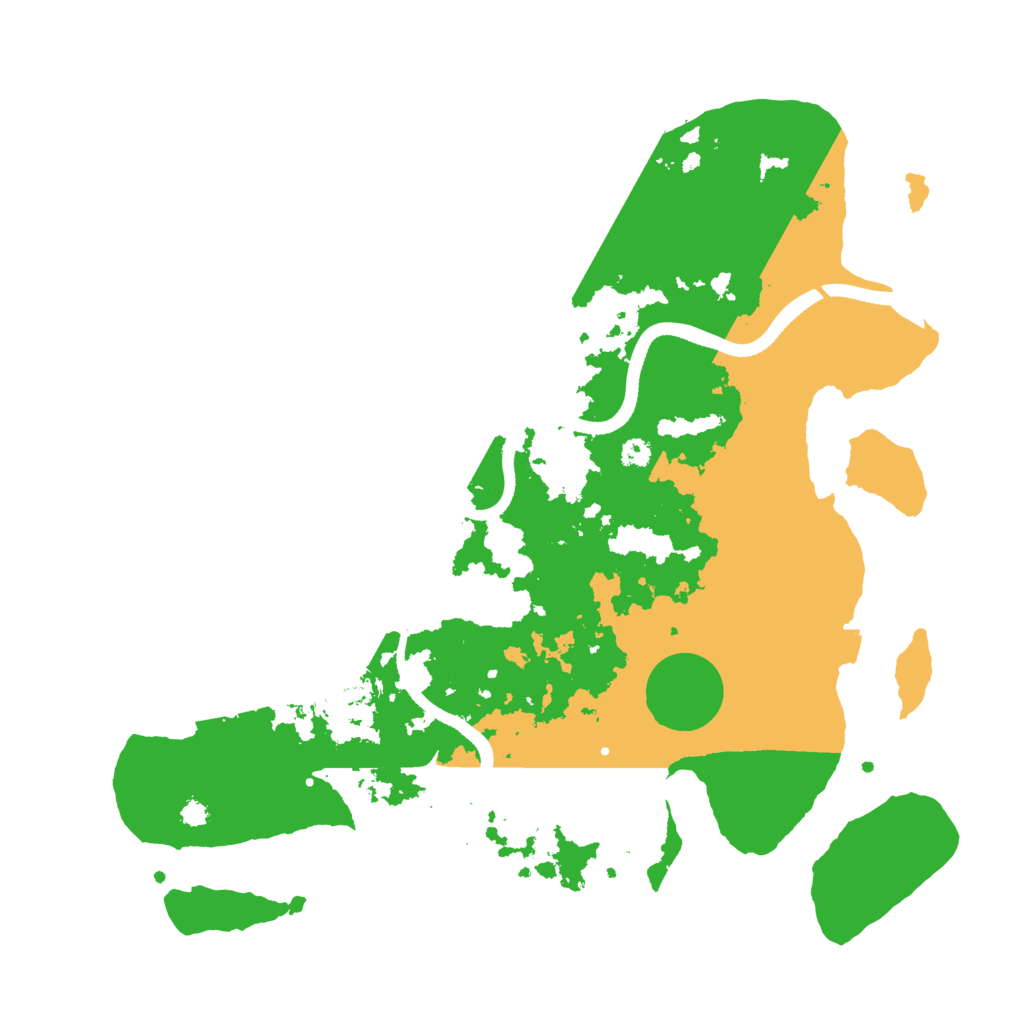Biome Rust Map: Procedural Map, Size: 3500, Seed: 1114180211