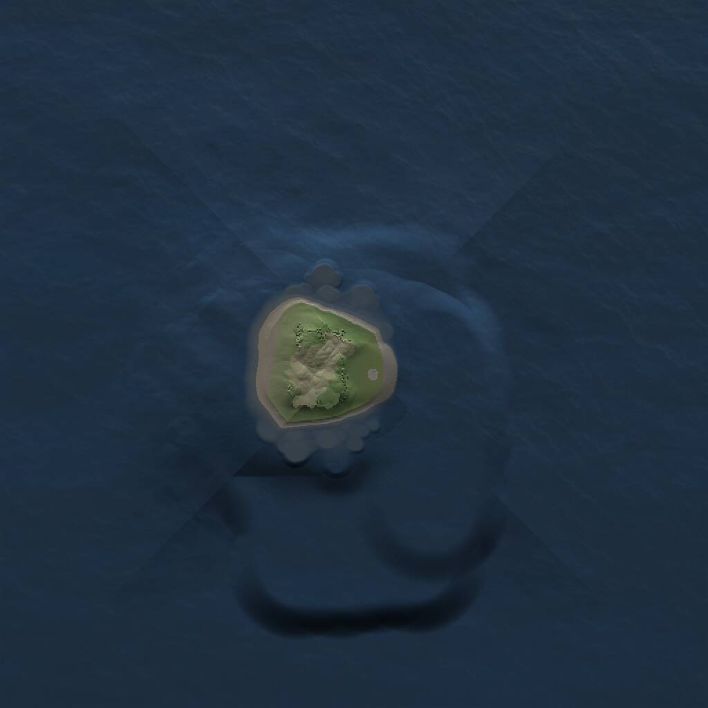 Rust Map: Procedural Map, Size: 1000, Seed: 232520218, 1 Monuments