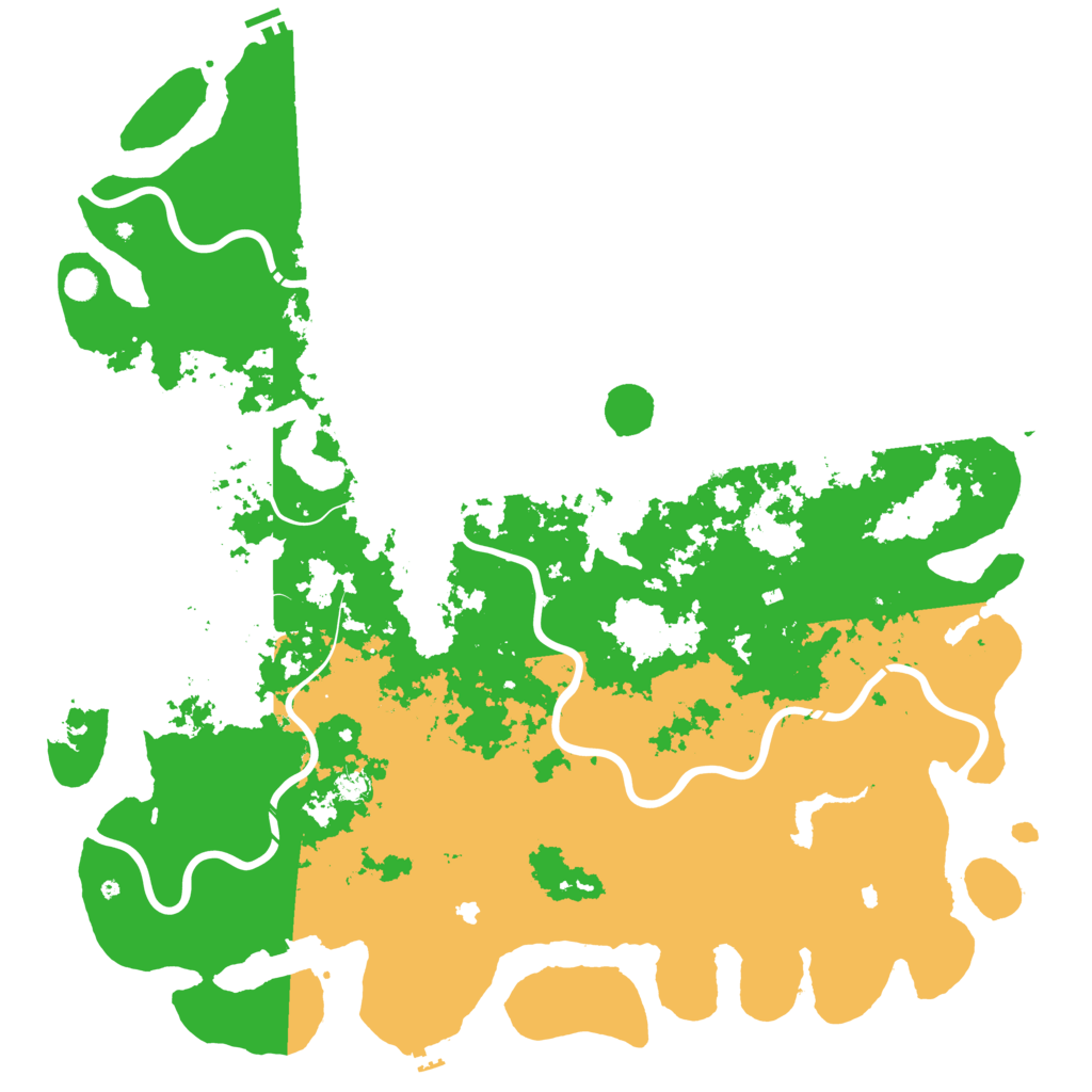 Biome Rust Map: Procedural Map, Size: 6000, Seed: 938701512
