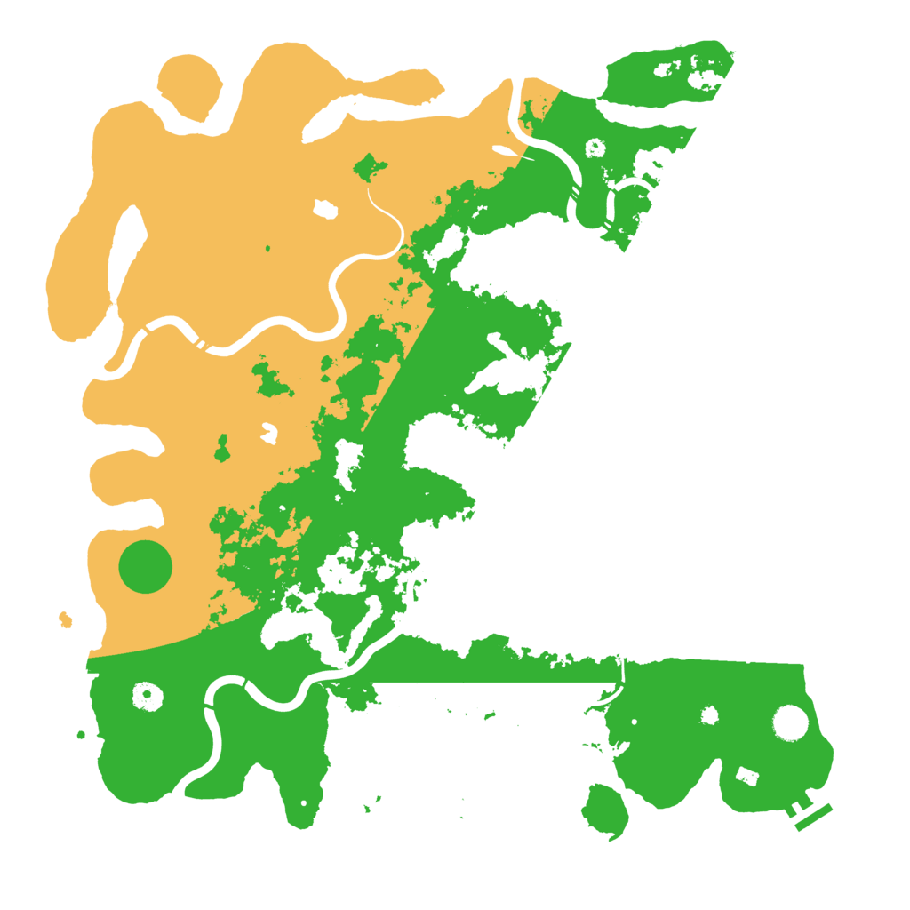 Biome Rust Map: Procedural Map, Size: 4500, Seed: 897546654