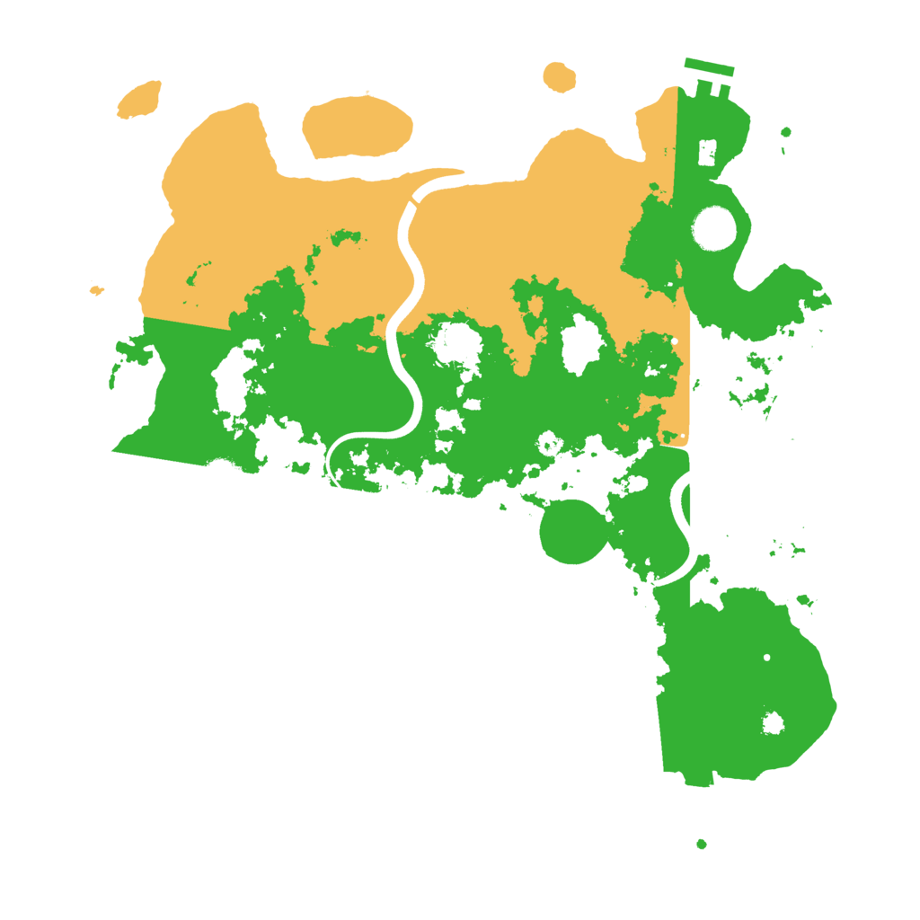 Biome Rust Map: Procedural Map, Size: 3750, Seed: 1809112261