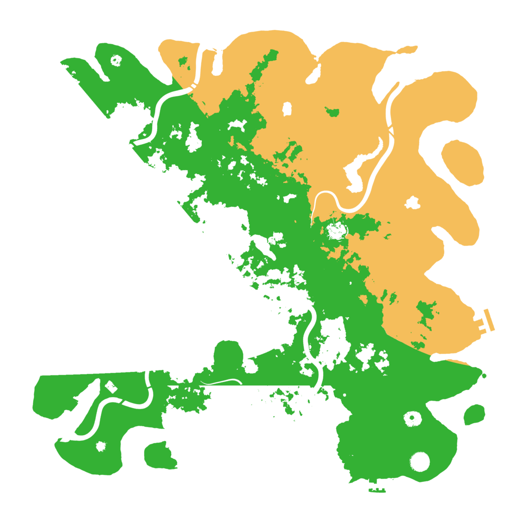 Biome Rust Map: Procedural Map, Size: 4600, Seed: 359300150