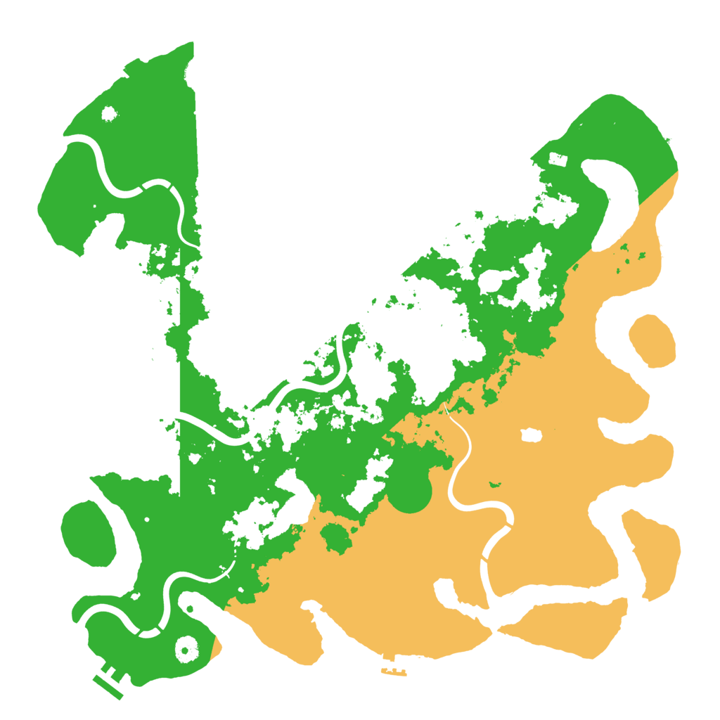 Biome Rust Map: Procedural Map, Size: 4250, Seed: 136422