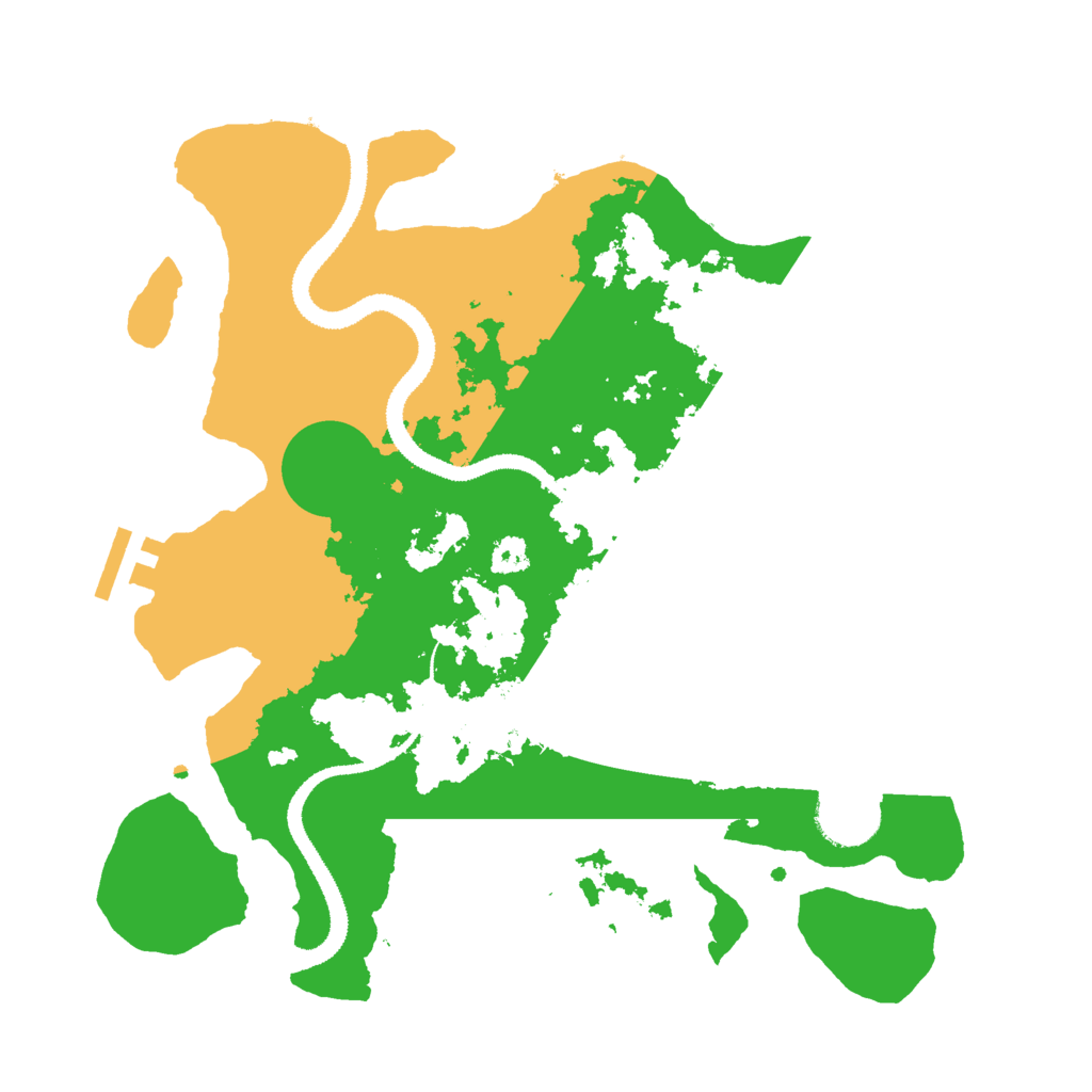 Biome Rust Map: Procedural Map, Size: 3000, Seed: 1201042010