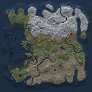 Thumbnail Rust Map: Procedural Map, Size: 4250, Seed: 168378712, 16 Monuments