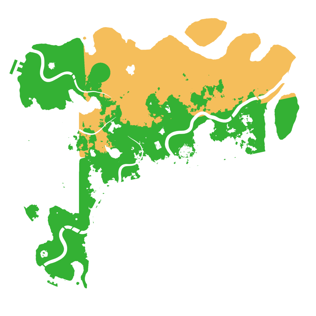 Biome Rust Map: Procedural Map, Size: 4250, Seed: 1799660596