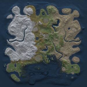 Thumbnail Rust Map: Procedural Map, Size: 4250, Seed: 1287347518, 15 Monuments