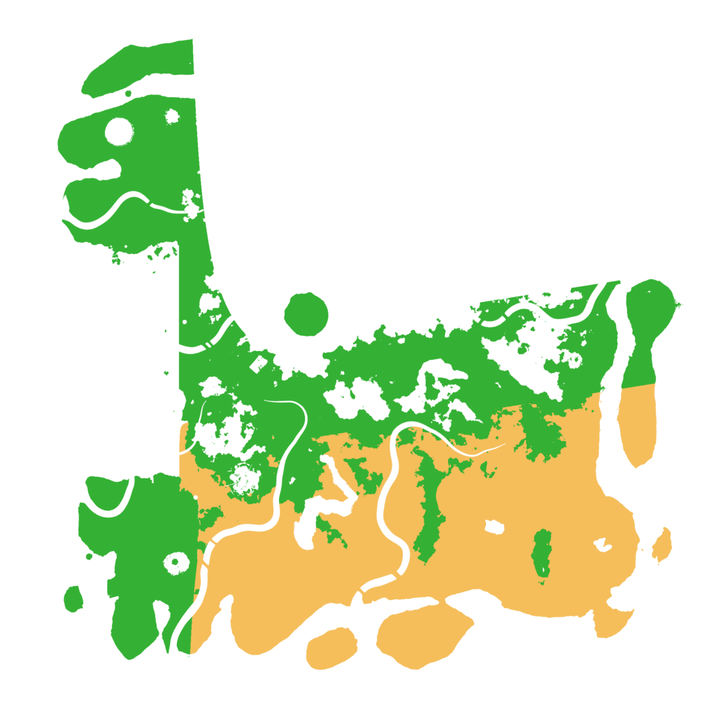 Biome Rust Map: Procedural Map, Size: 4500, Seed: 60969527