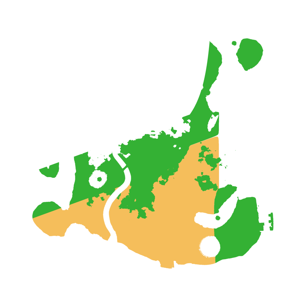 Biome Rust Map: Procedural Map, Size: 2500, Seed: 1554429371