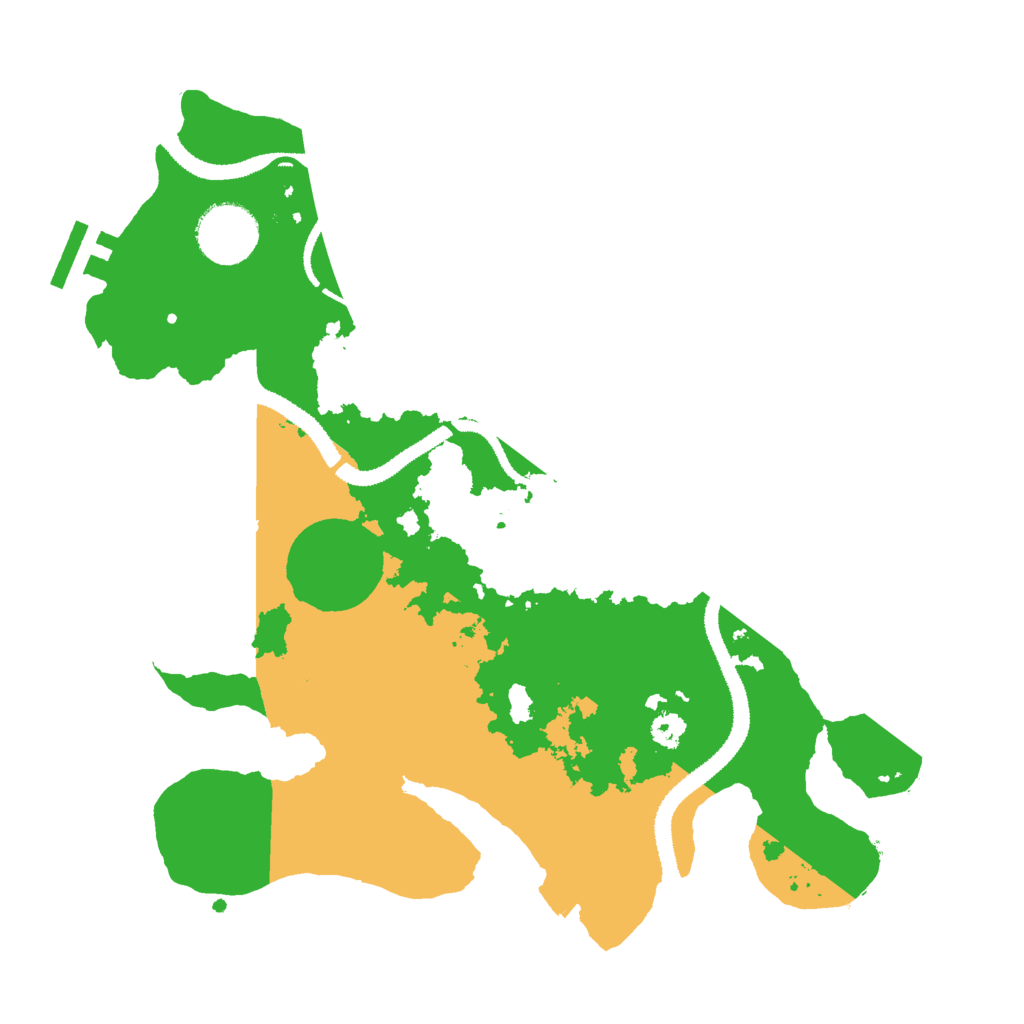 Biome Rust Map: Procedural Map, Size: 3000, Seed: 1484087928