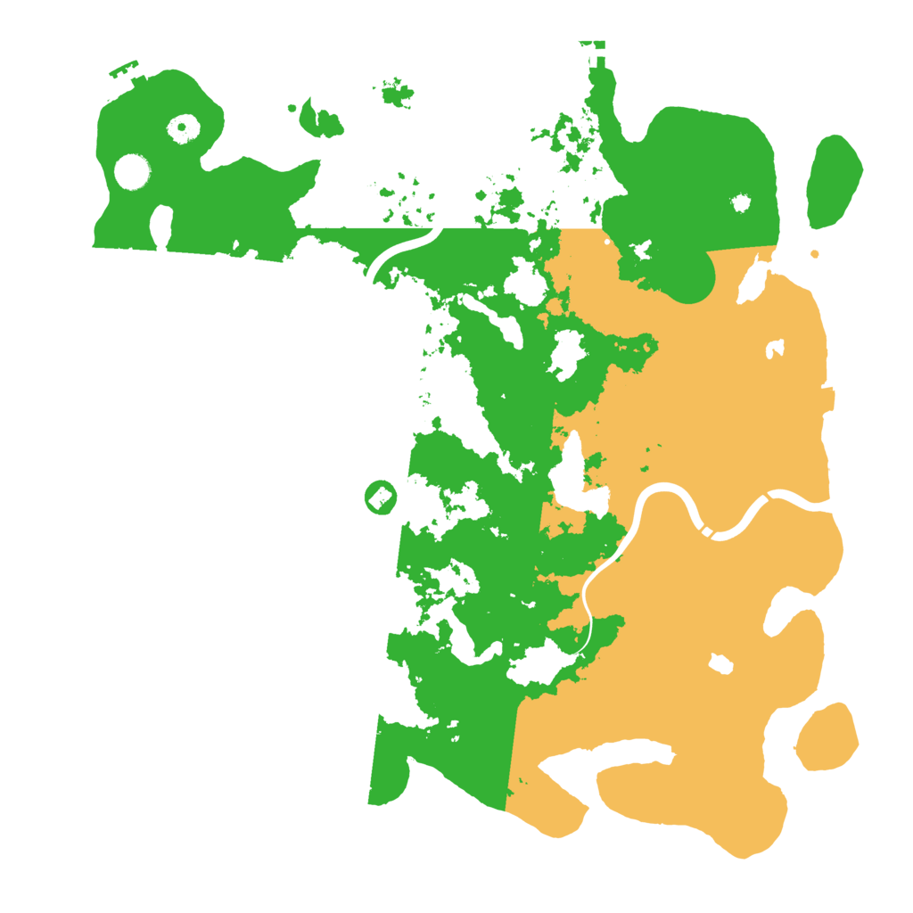 Biome Rust Map: Procedural Map, Size: 4500, Seed: 191443206