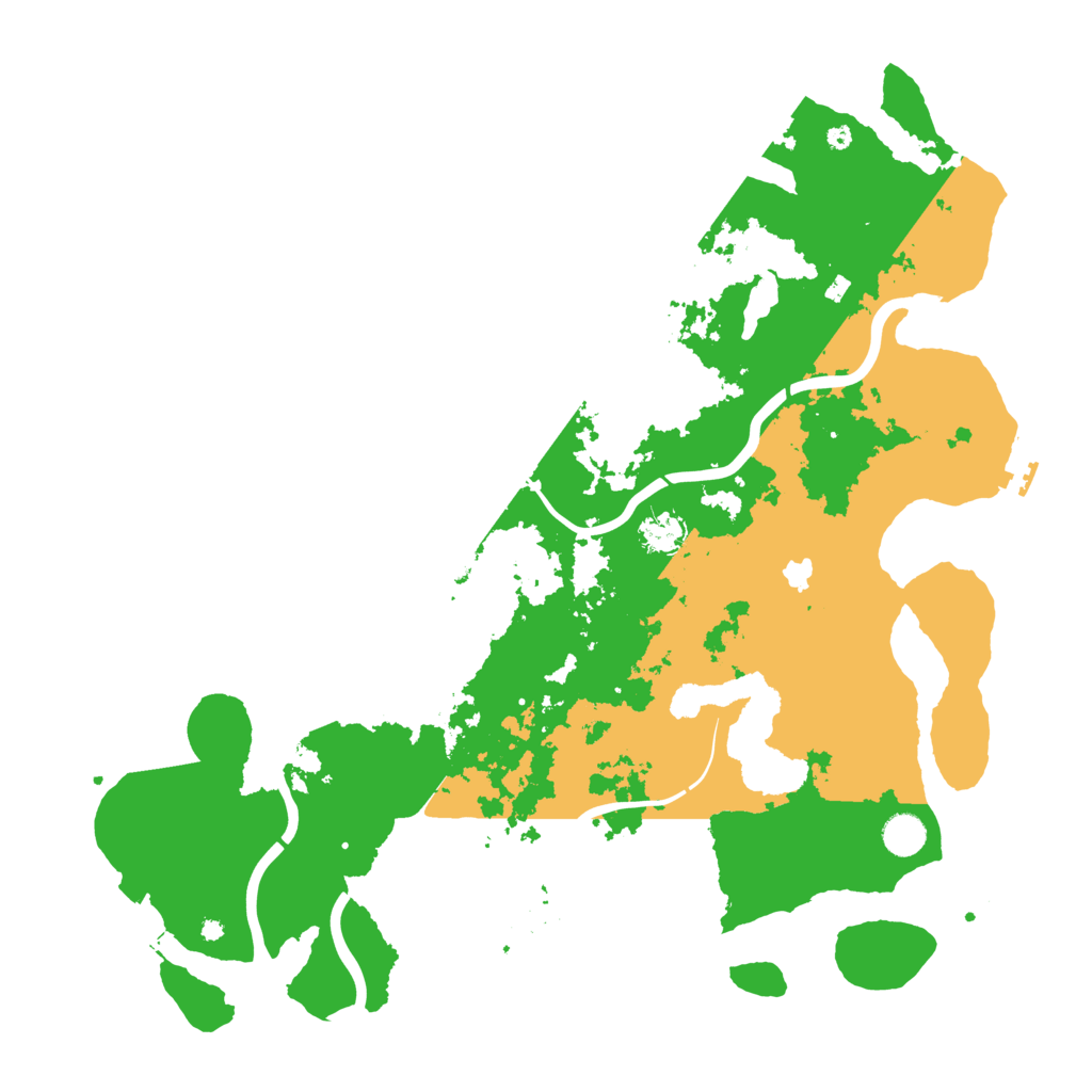 Biome Rust Map: Procedural Map, Size: 4500, Seed: 381473734