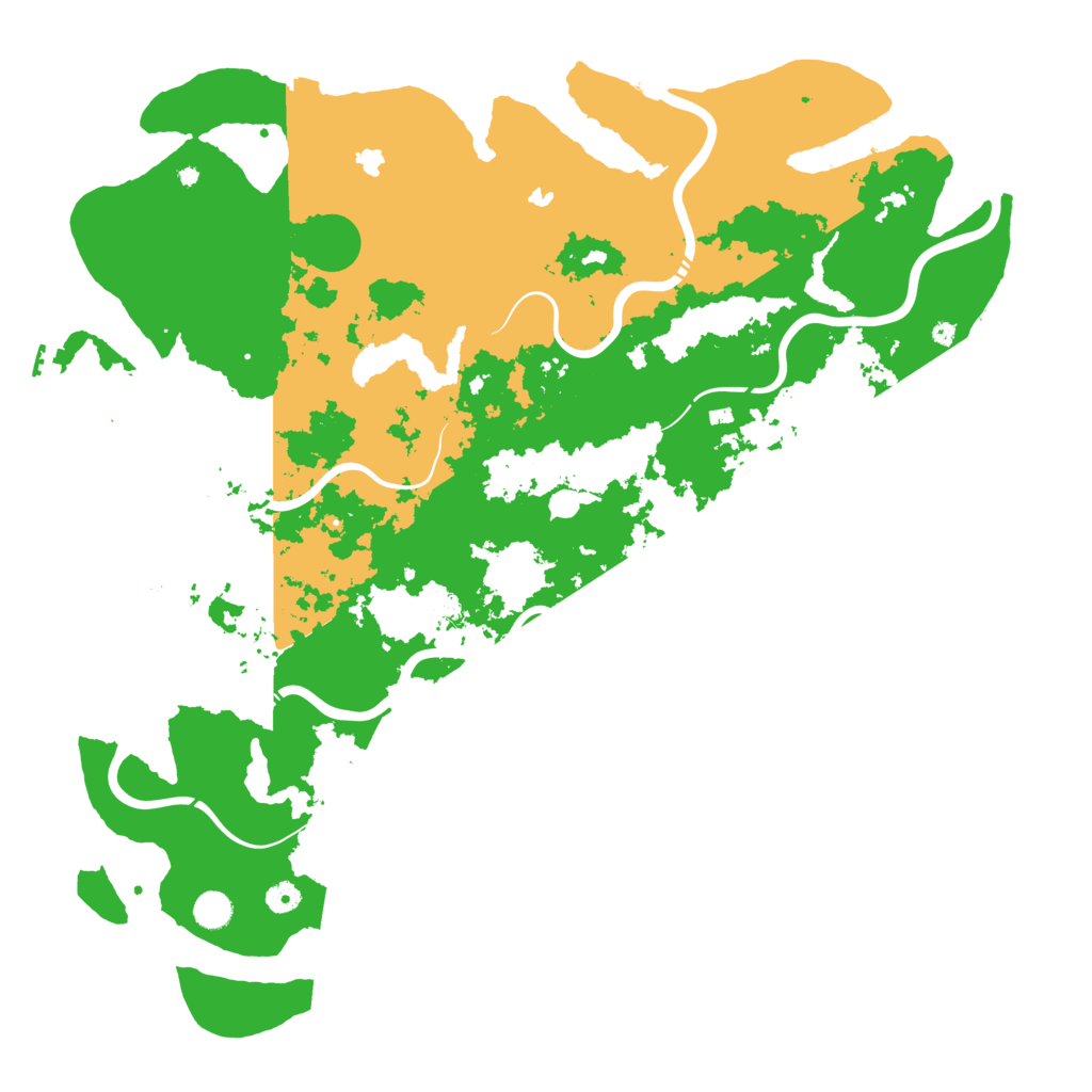 Biome Rust Map: Procedural Map, Size: 5000, Seed: 58977779