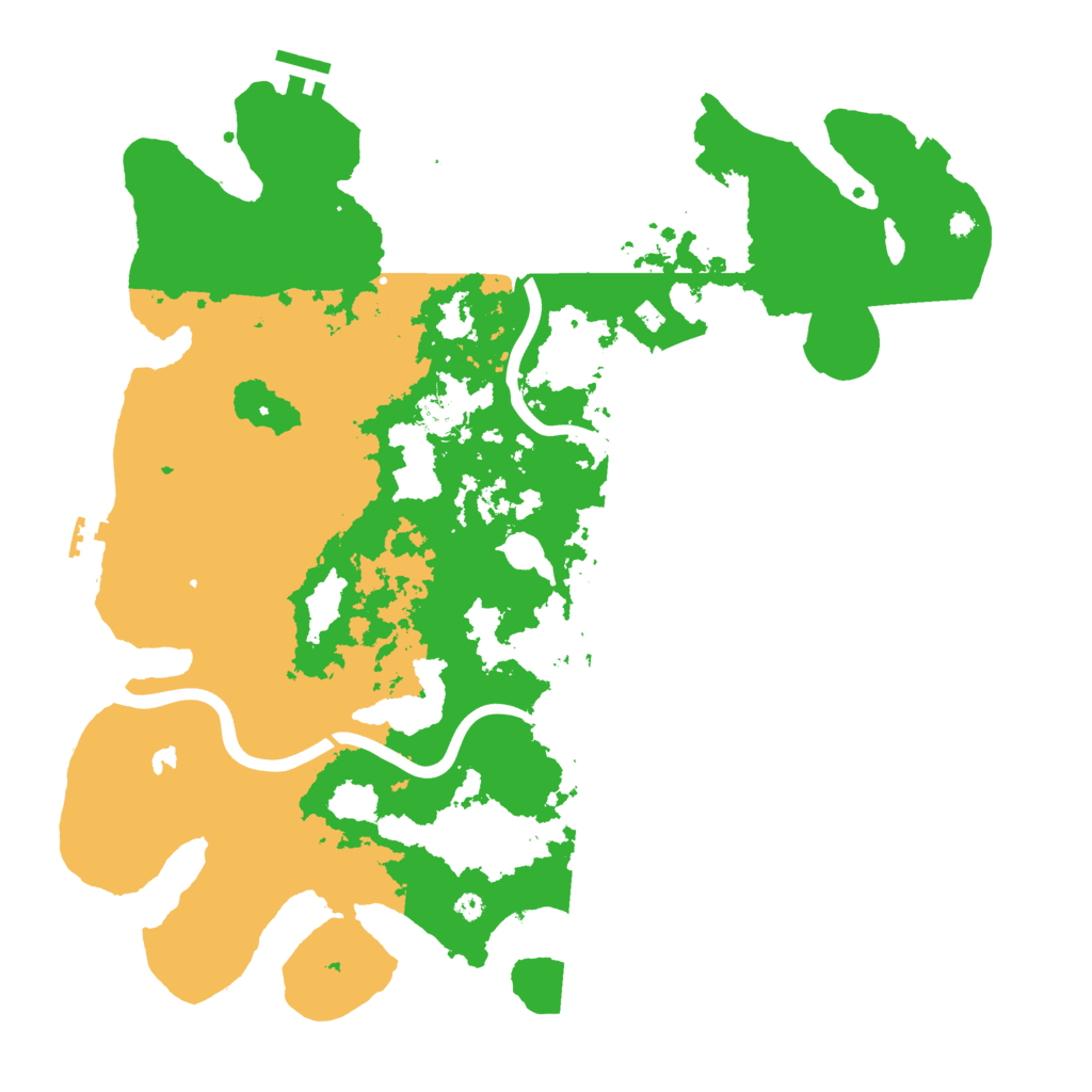 Biome Rust Map: Procedural Map, Size: 4000, Seed: 1501421162