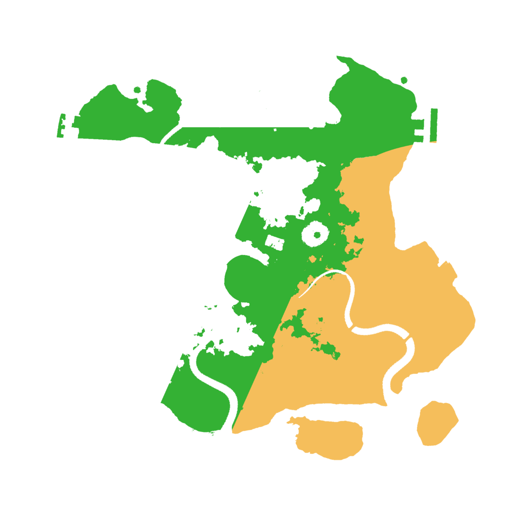 Biome Rust Map: Procedural Map, Size: 3000, Seed: 2103859006