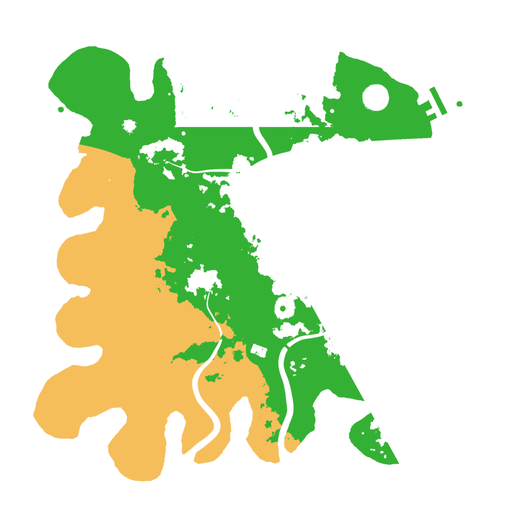 Biome Rust Map: Procedural Map, Size: 3500, Seed: 182757713