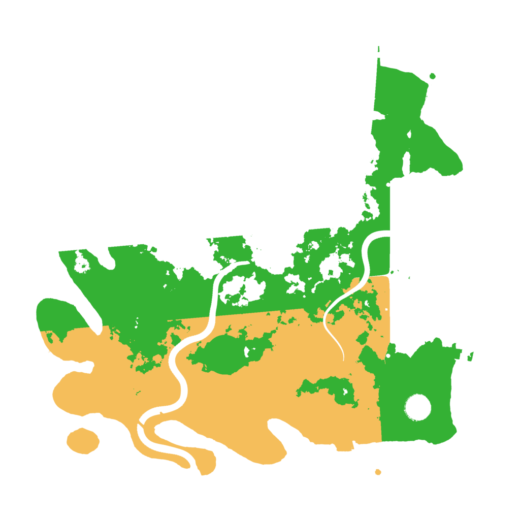 Biome Rust Map: Procedural Map, Size: 3500, Seed: 1268700471