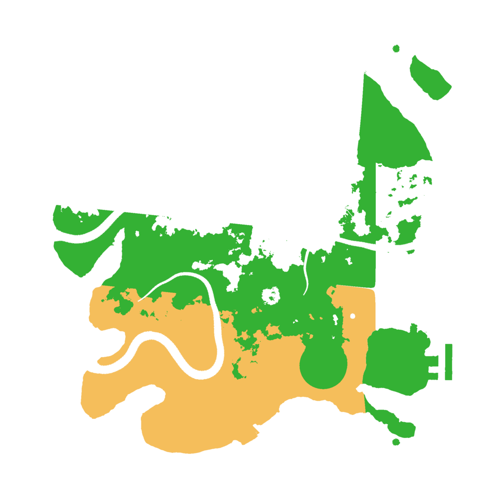 Biome Rust Map: Procedural Map, Size: 2800, Seed: 986373117