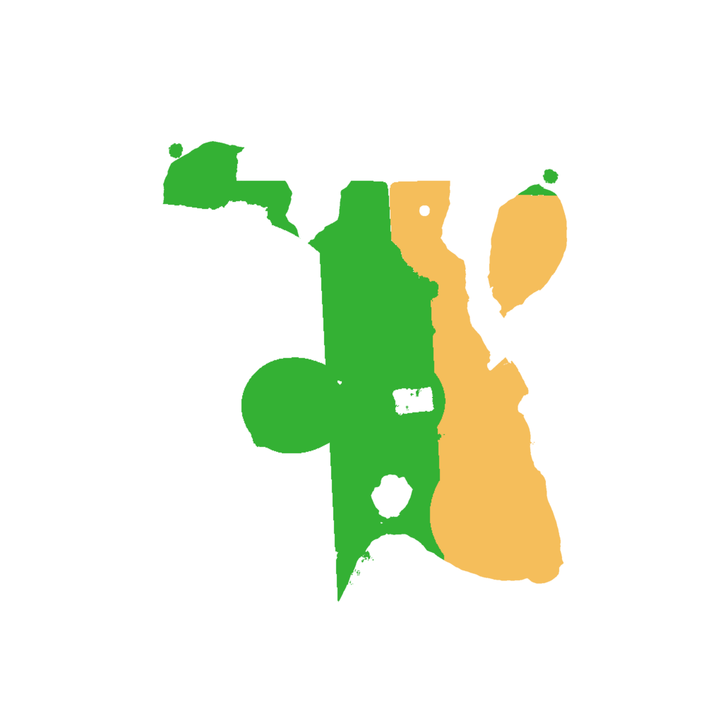 Biome Rust Map: Procedural Map, Size: 2000, Seed: 1022752640