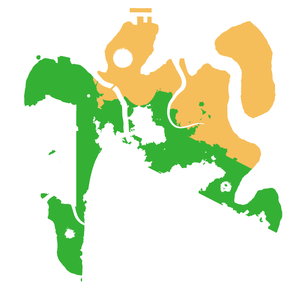 Biome Rust Map: Procedural Map, Size: 2800, Seed: 2032313851