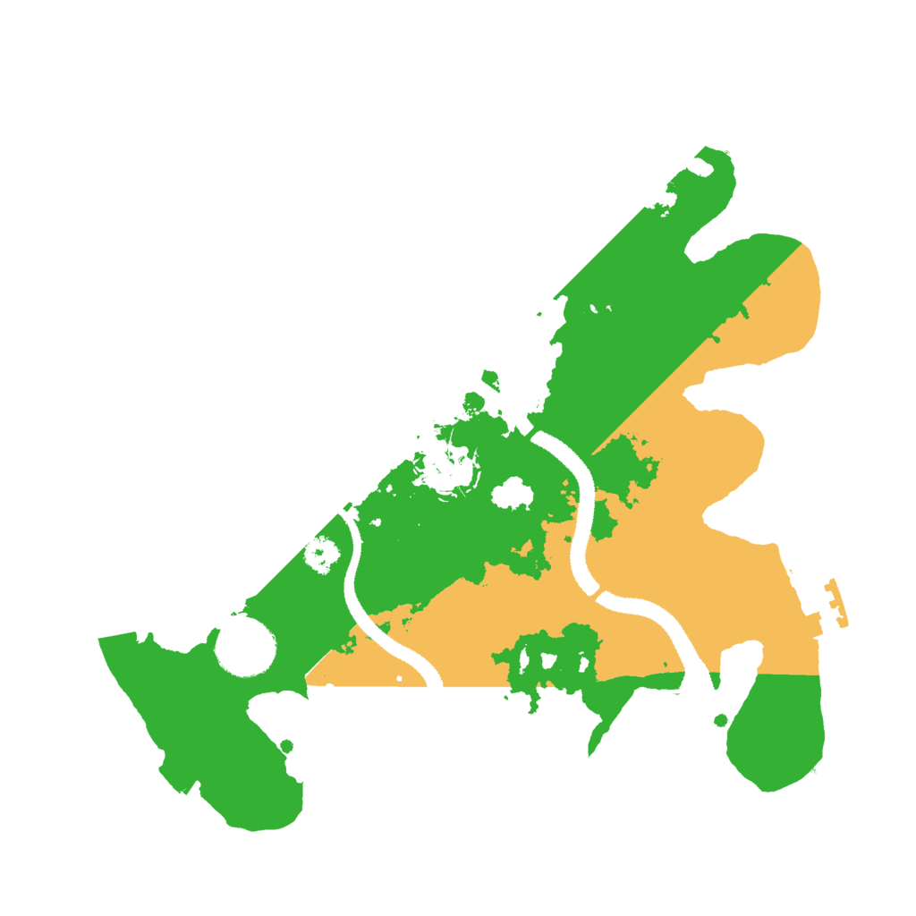 Biome Rust Map: Procedural Map, Size: 2800, Seed: 568975999