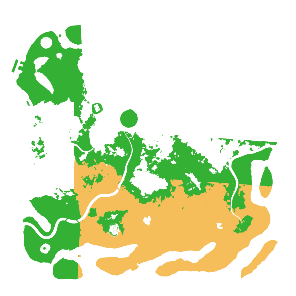 Biome Rust Map: Procedural Map, Size: 4500, Seed: 462821190