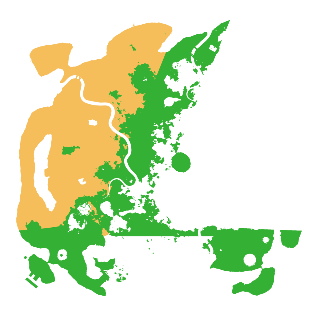 Biome Rust Map: Procedural Map, Size: 4500, Seed: 167338338
