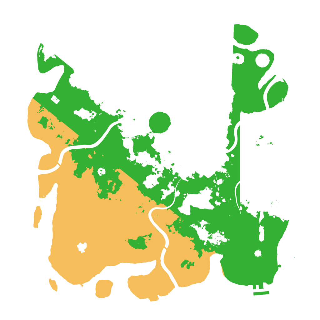 Biome Rust Map: Procedural Map, Size: 4096, Seed: 39602275