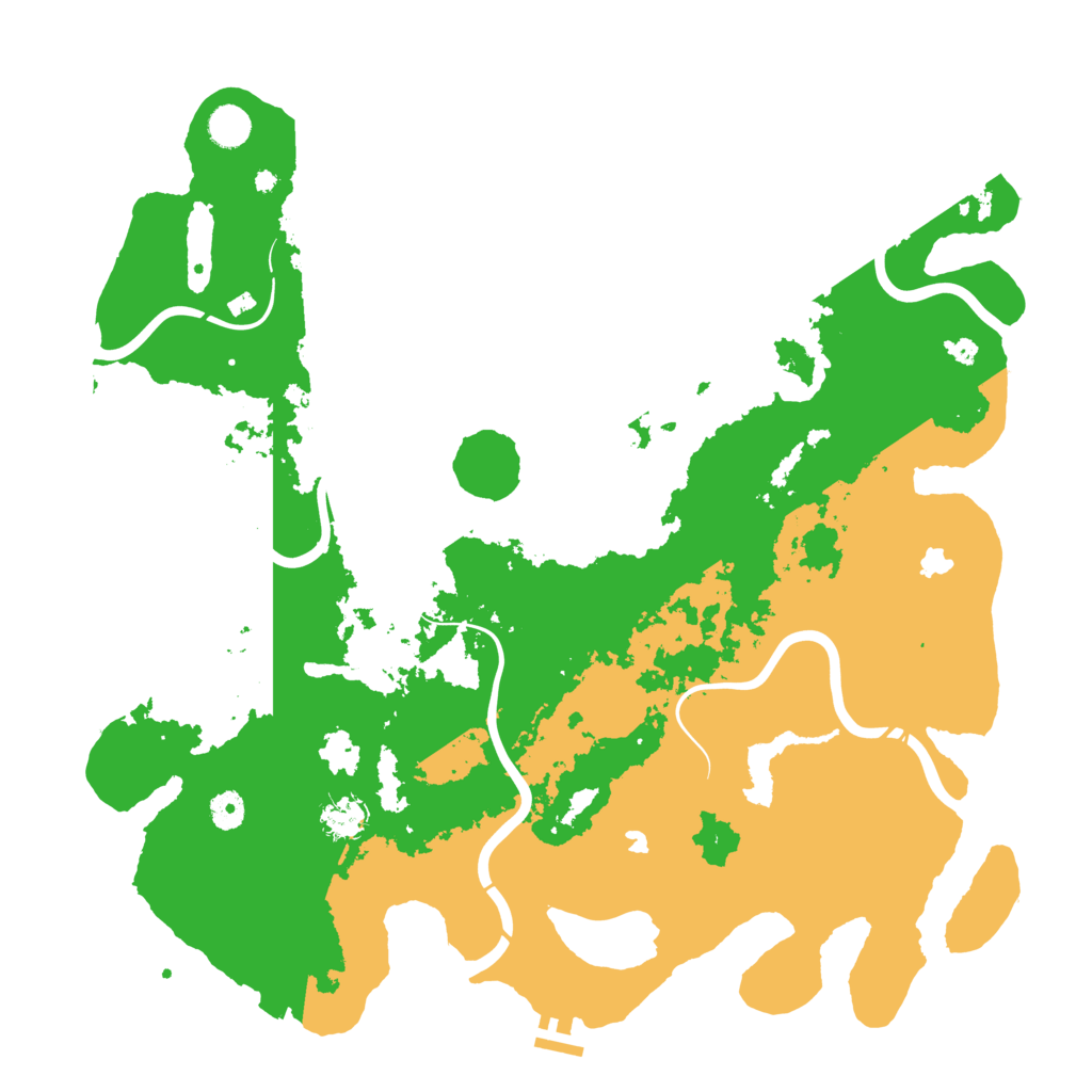 Biome Rust Map: Procedural Map, Size: 4500, Seed: 1525029766