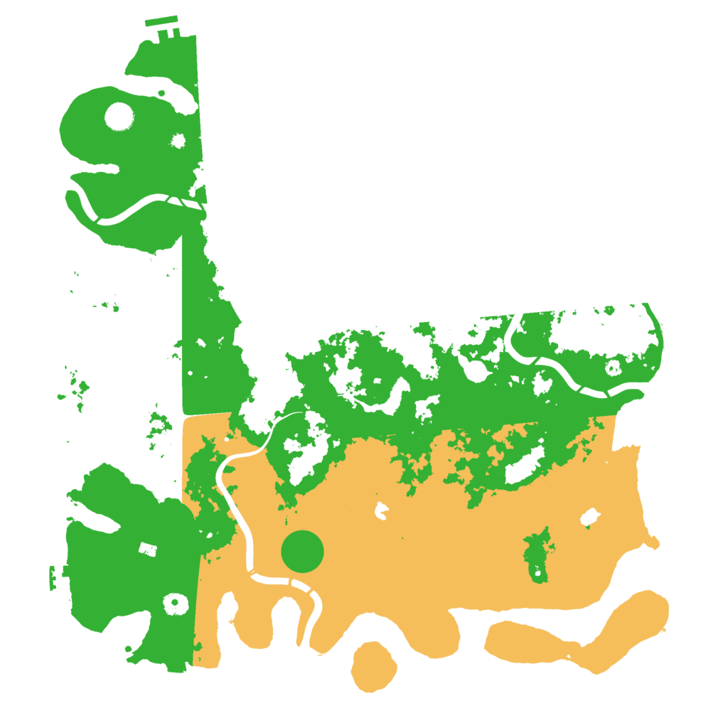 Biome Rust Map: Procedural Map, Size: 4500, Seed: 83490893