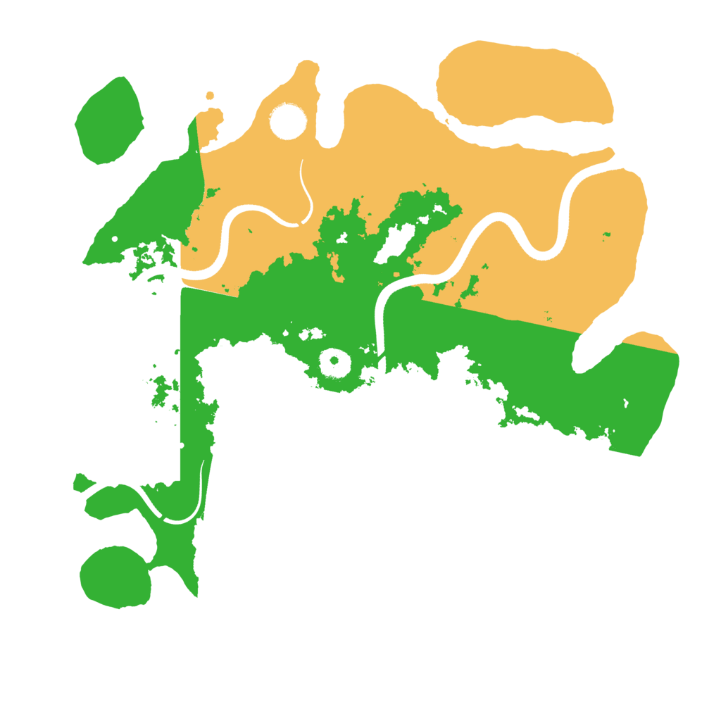 Biome Rust Map: Procedural Map, Size: 3500, Seed: 653739325