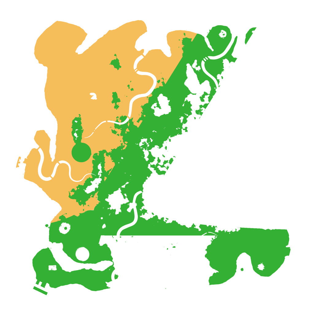 Biome Rust Map: Procedural Map, Size: 4250, Seed: 42319025