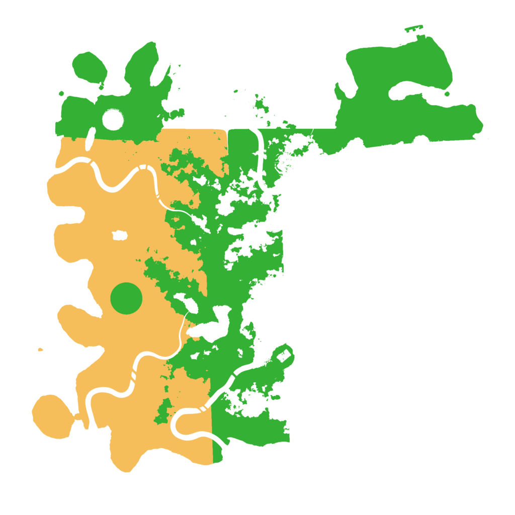 Biome Rust Map: Procedural Map, Size: 4250, Seed: 652470573