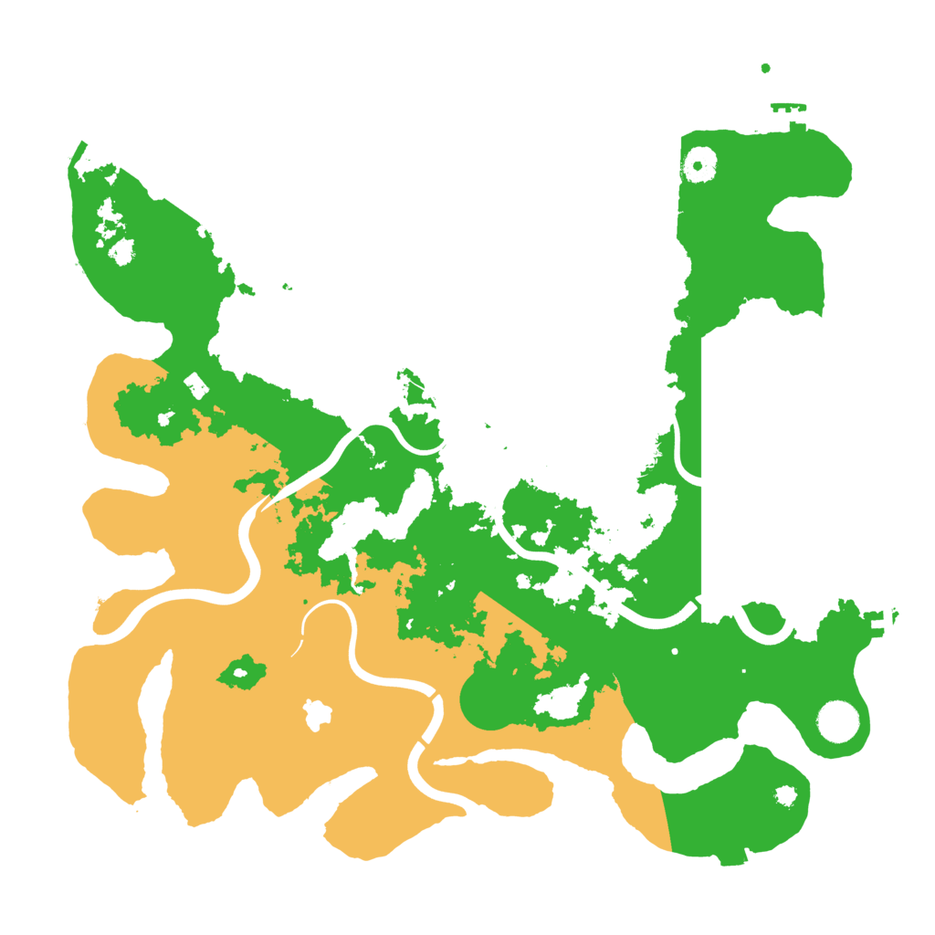 Biome Rust Map: Procedural Map, Size: 4000, Seed: 296587002