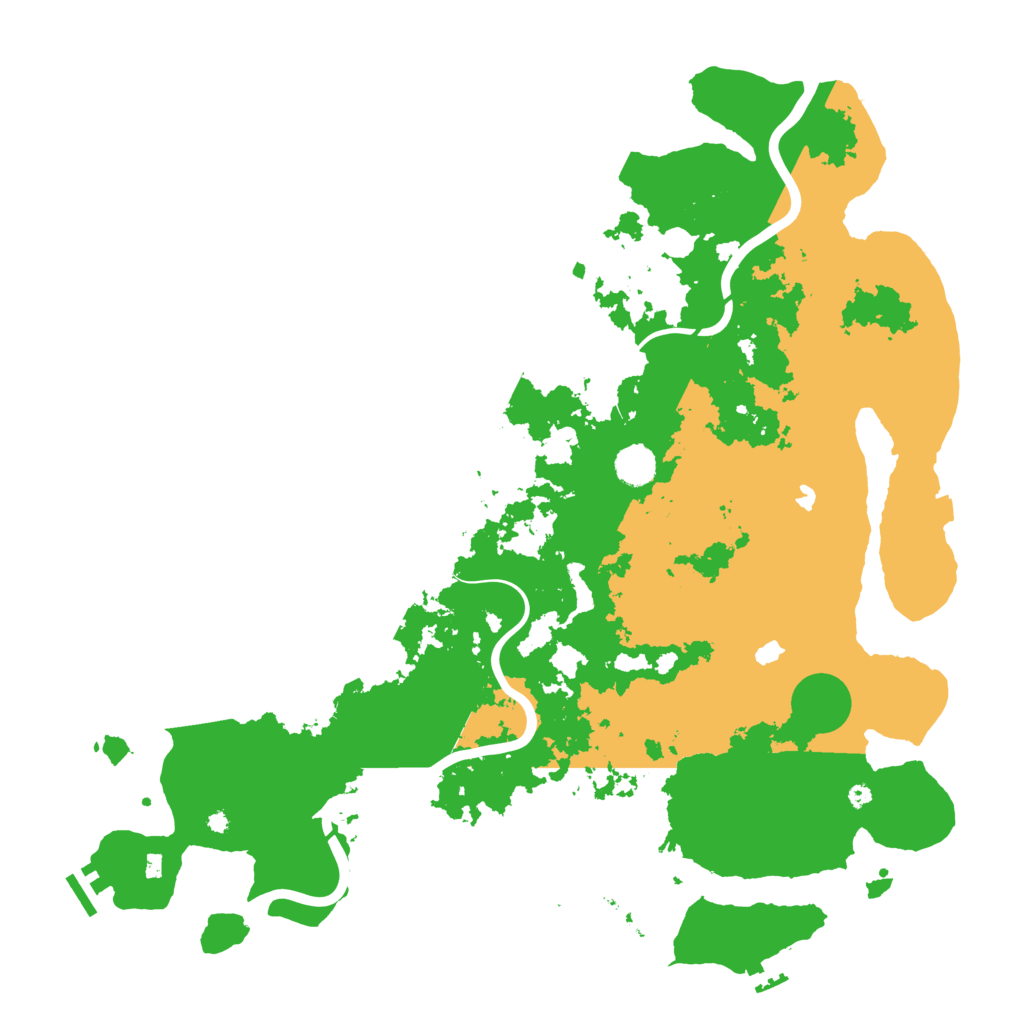 Biome Rust Map: Procedural Map, Size: 4500, Seed: 153548506