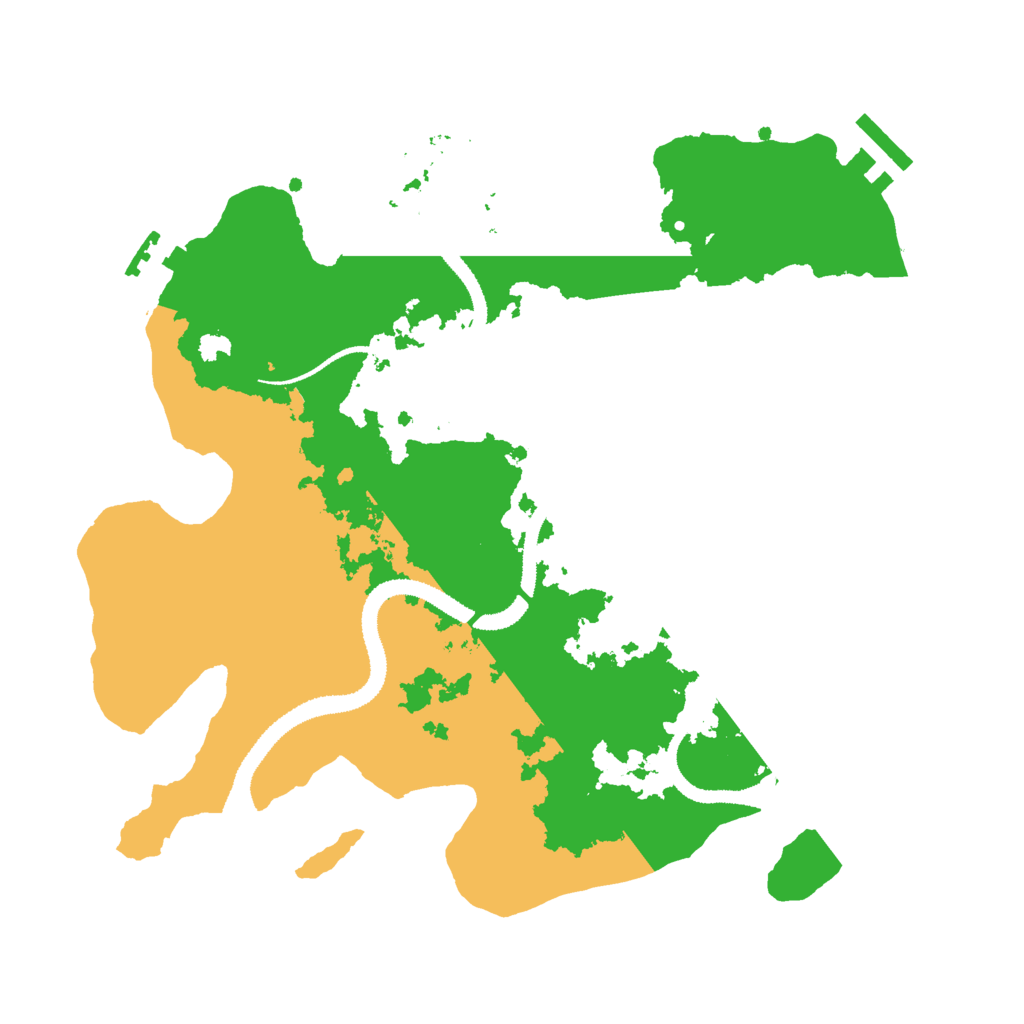 Biome Rust Map: Procedural Map, Size: 3000, Seed: 1410616934