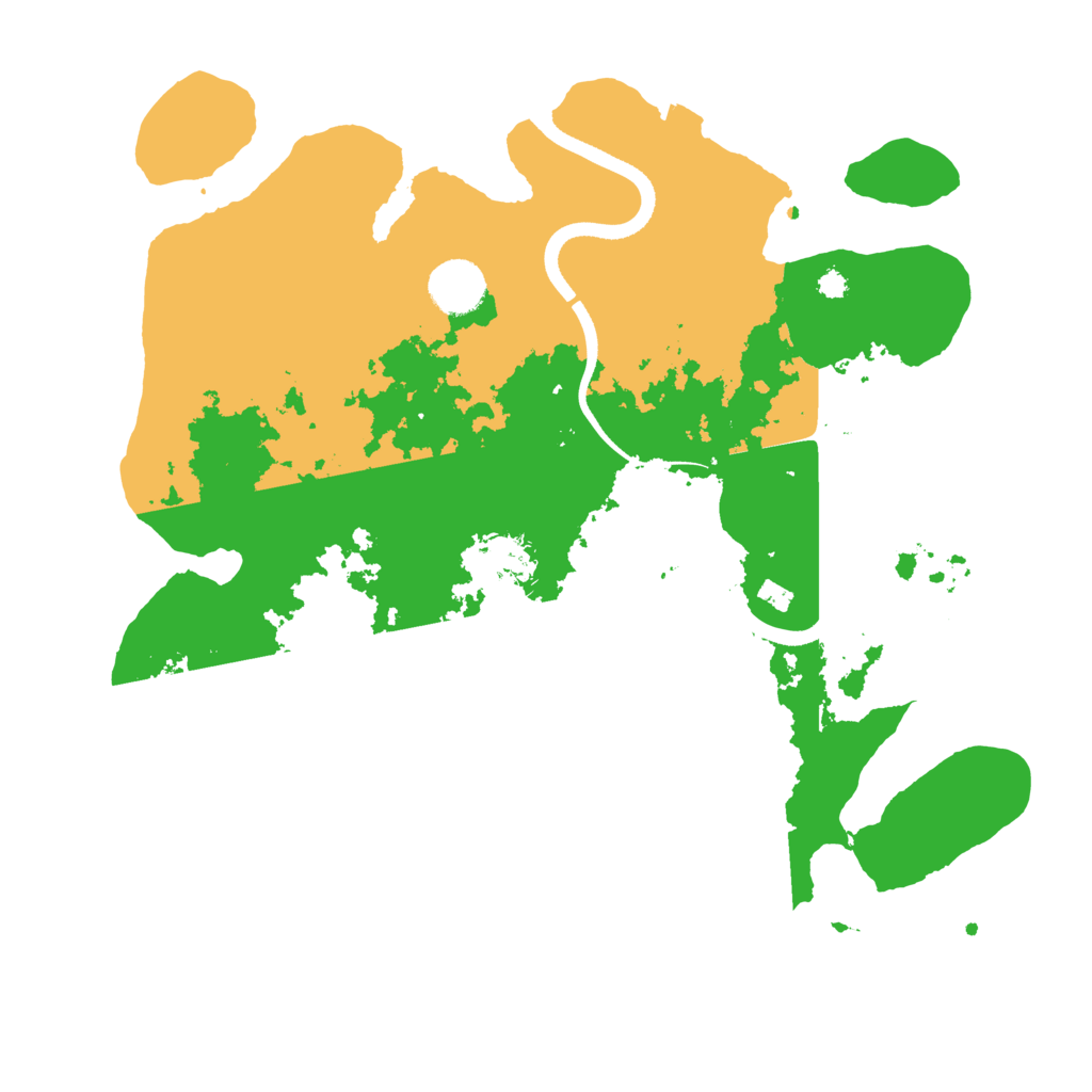 Biome Rust Map: Procedural Map, Size: 3500, Seed: 1306169777