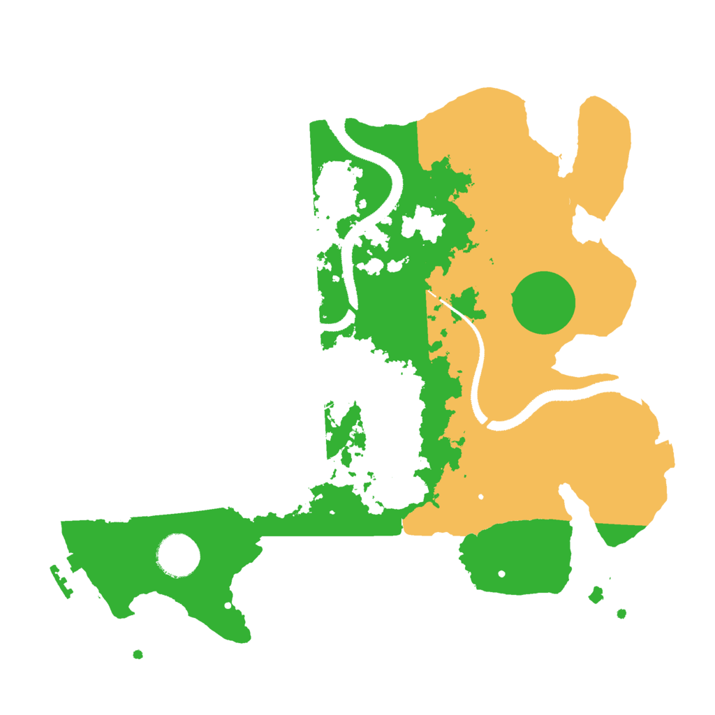Biome Rust Map: Procedural Map, Size: 3000, Seed: 420476