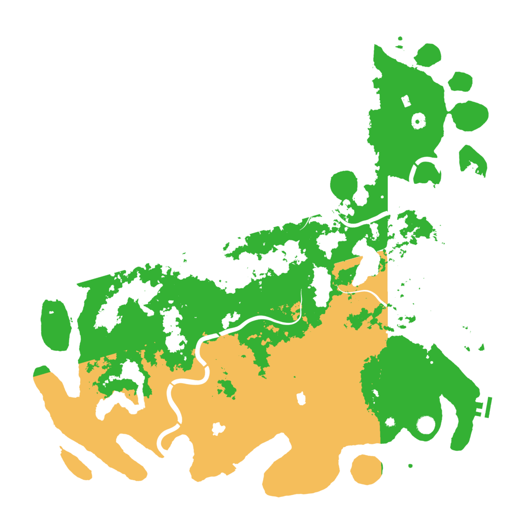 Biome Rust Map: Procedural Map, Size: 5000, Seed: 43424089