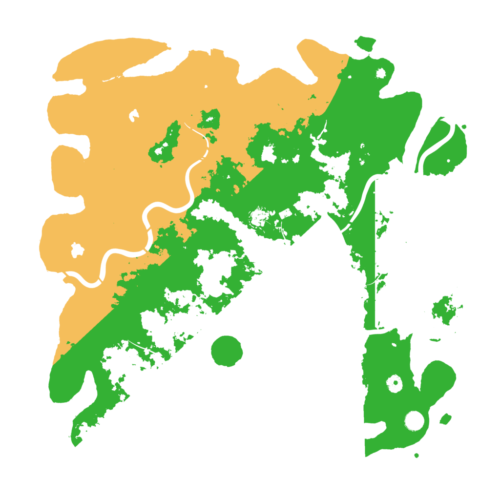 Biome Rust Map: Procedural Map, Size: 4500, Seed: 486098217