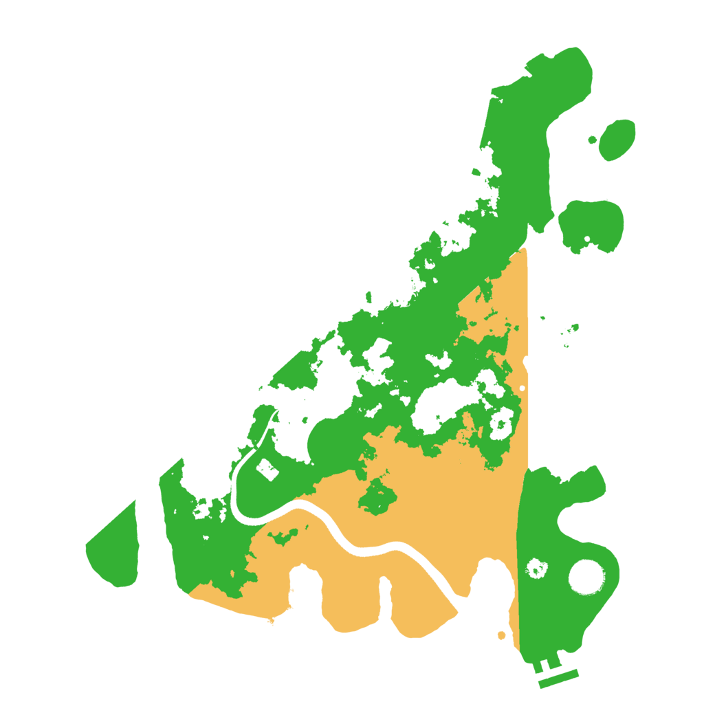 Biome Rust Map: Procedural Map, Size: 3500, Seed: 113290096