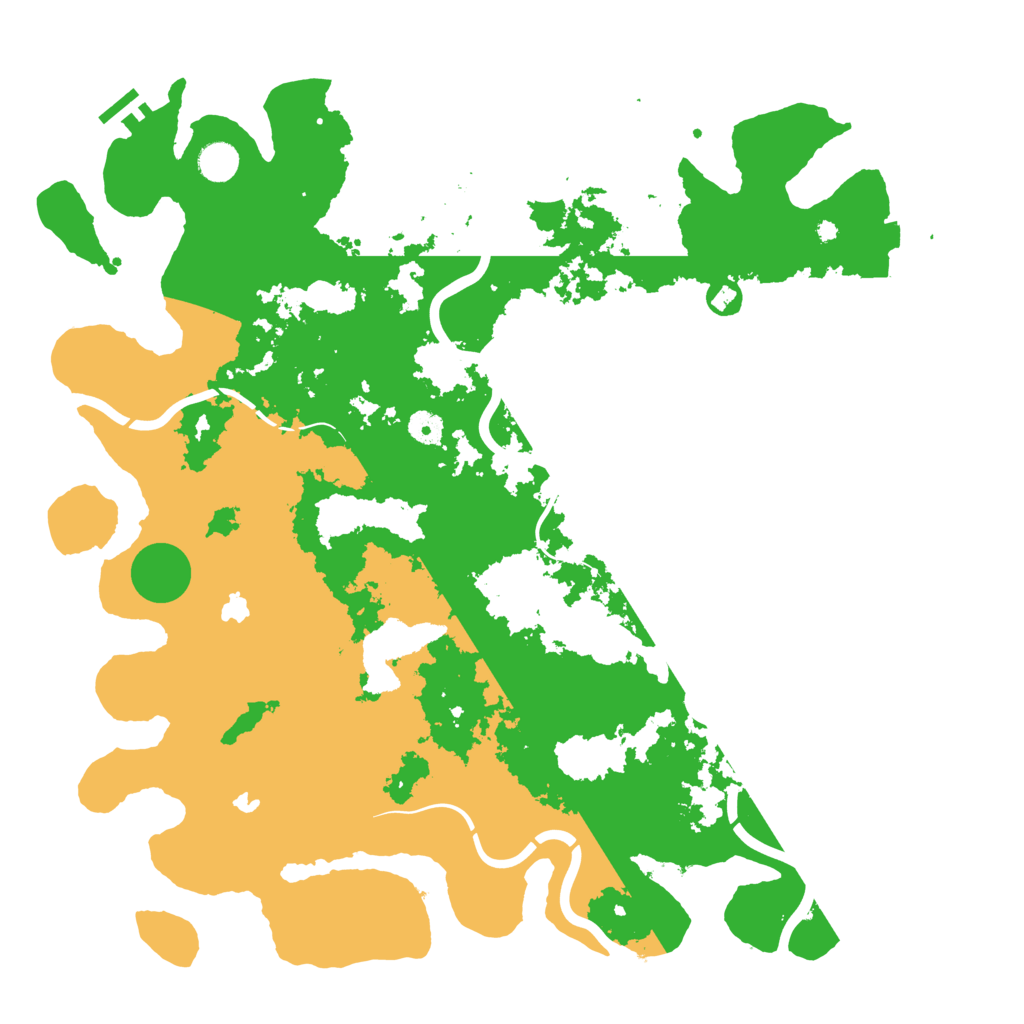 Biome Rust Map: Procedural Map, Size: 4500, Seed: 658834077